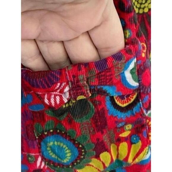 Marks & spencer fully lined floral print ruffle, trim, dress size 4 - Picture 3 of 8